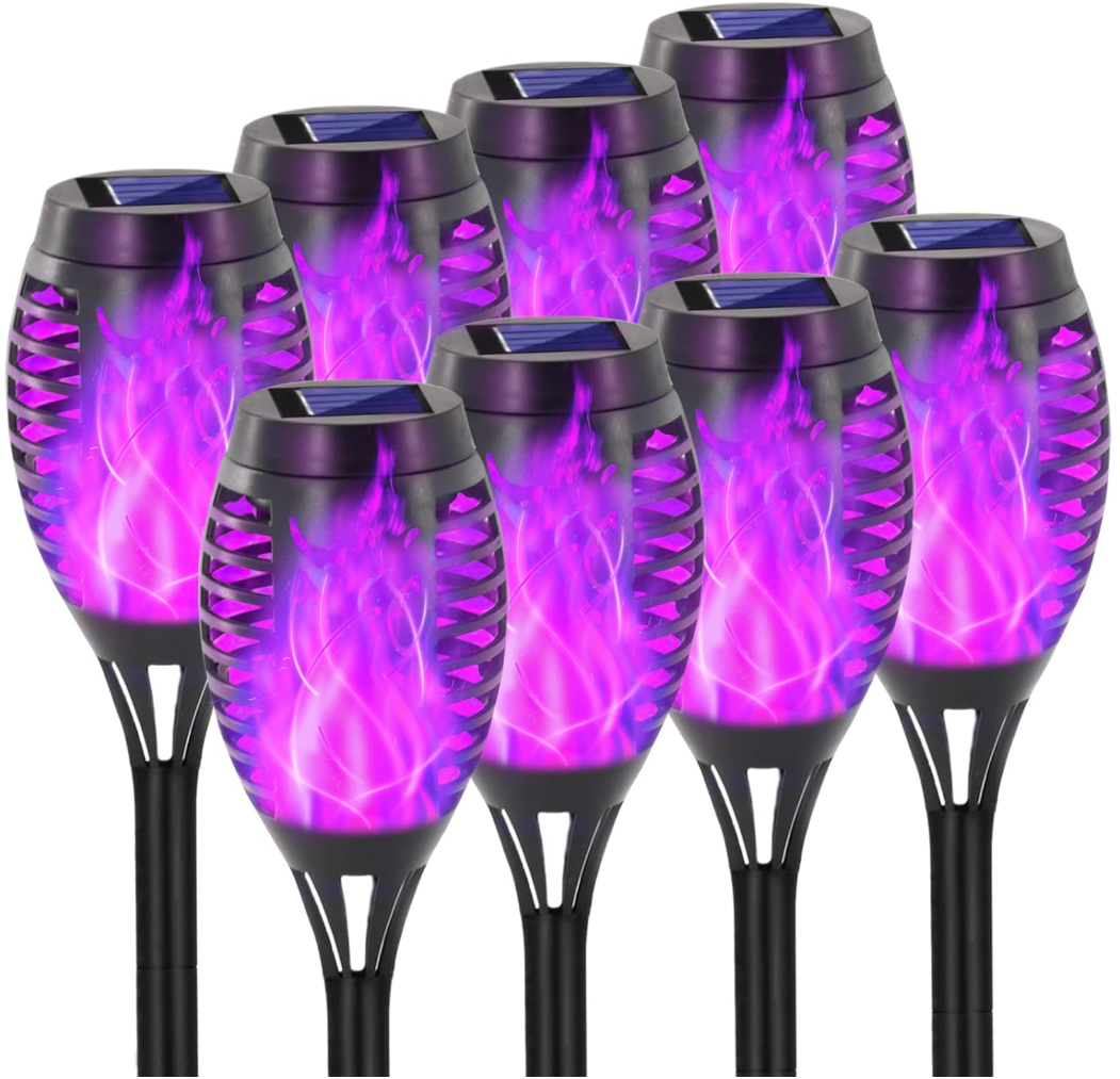 99 LED Solar Torch Lights, Buy-One, Get-One Free